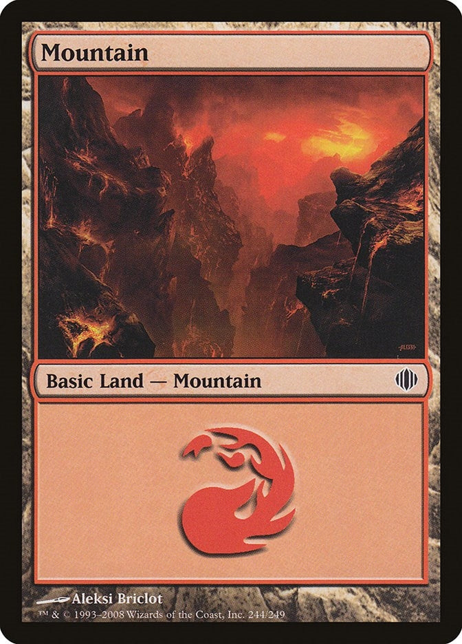 Mountain (244) (244) [ALA] - MTG Single