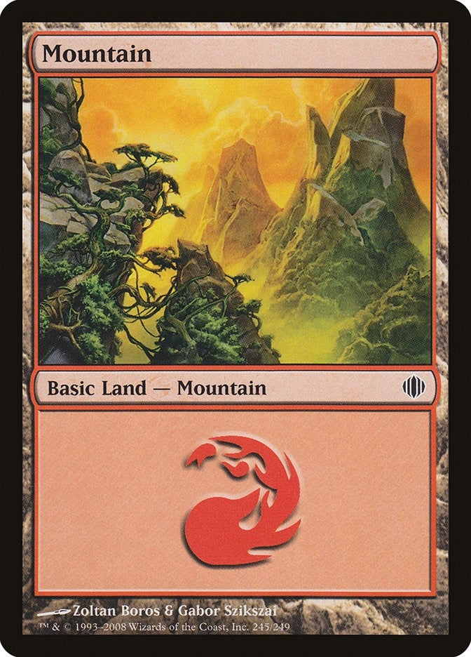 Mountain (245) (245) [ALA] - MTG Single
