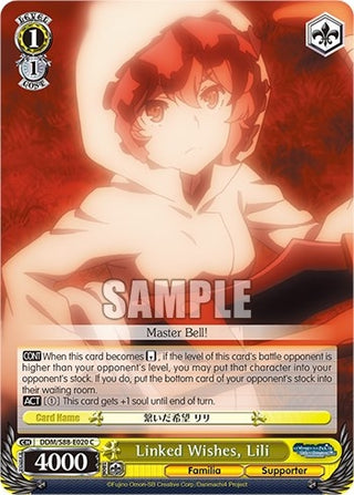 Linked Wishes Lili (88020) [DDM/S88] - Weiss Schwarz Single