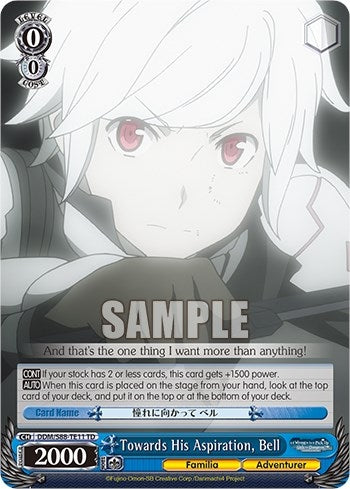 Towards His Aspiration Bell (8811) [DDM/S88] - Weiss Schwarz Single