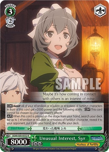 Unusual Interest Syr (88032) [DDM/S88] - Weiss Schwarz Single