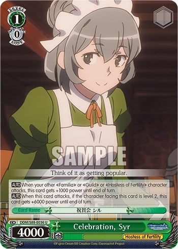 Celebration Syr (88036) [DDM/S88] - Weiss Schwarz Single