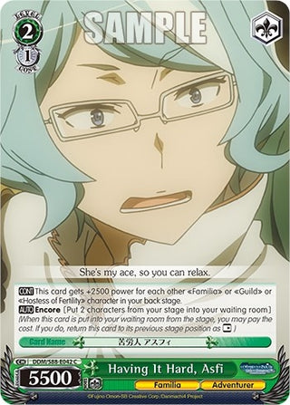 Having It Hard Asfi (88042) [DDM/S88] - Weiss Schwarz Single