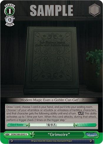 ’Grimoire’ (88045) [DDM/S88] - Weiss Schwarz Single