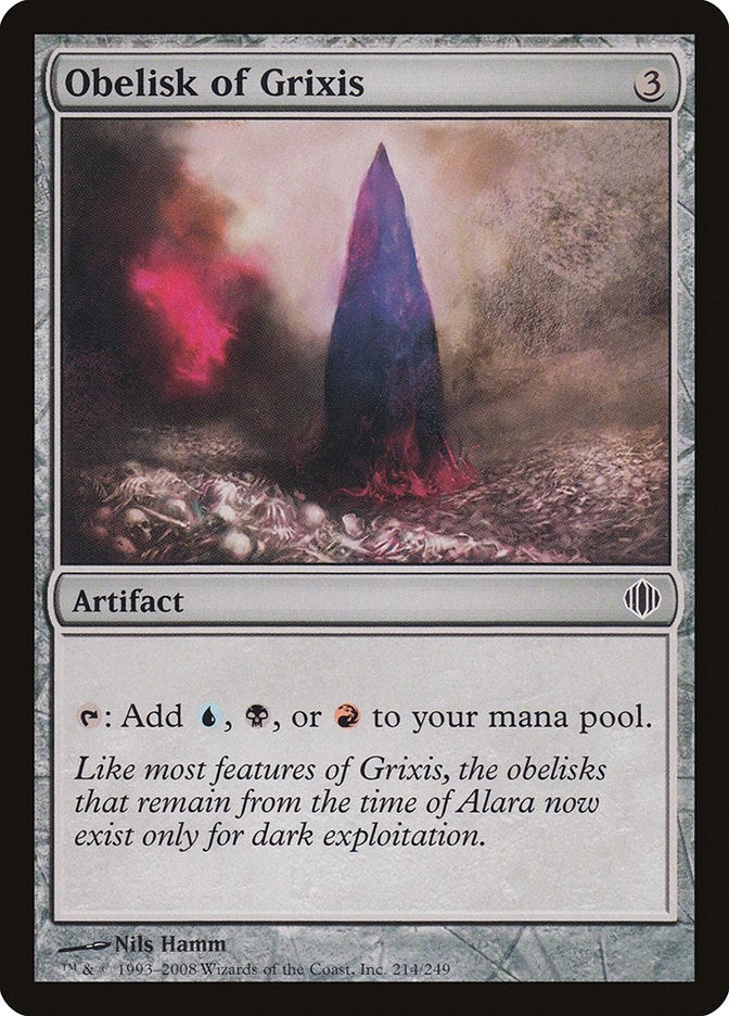 Obelisk of Grixis (214) [ALA] - MTG Single