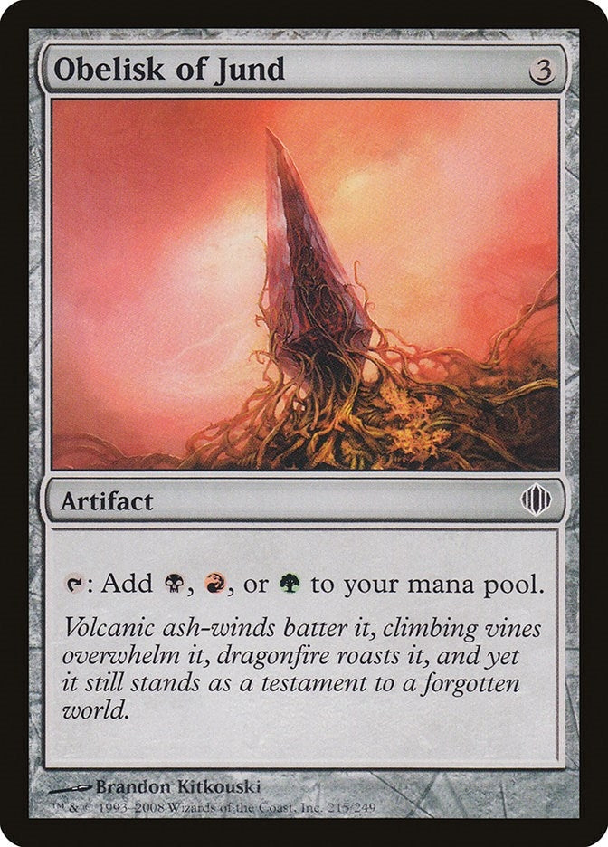 Obelisk of Jund (215) [ALA] - MTG Single