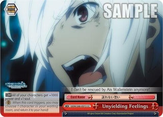 Unyielding Feelings (88072) [DDM/S88] - Weiss Schwarz Single