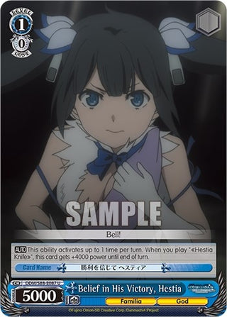 Belief in His Victory Hestia (88087) [DDM/S88] - Weiss Schwarz Single