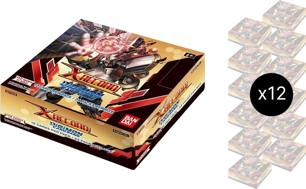 X Record Booster Box Case [BT09] - Digimon Card Game Sealed