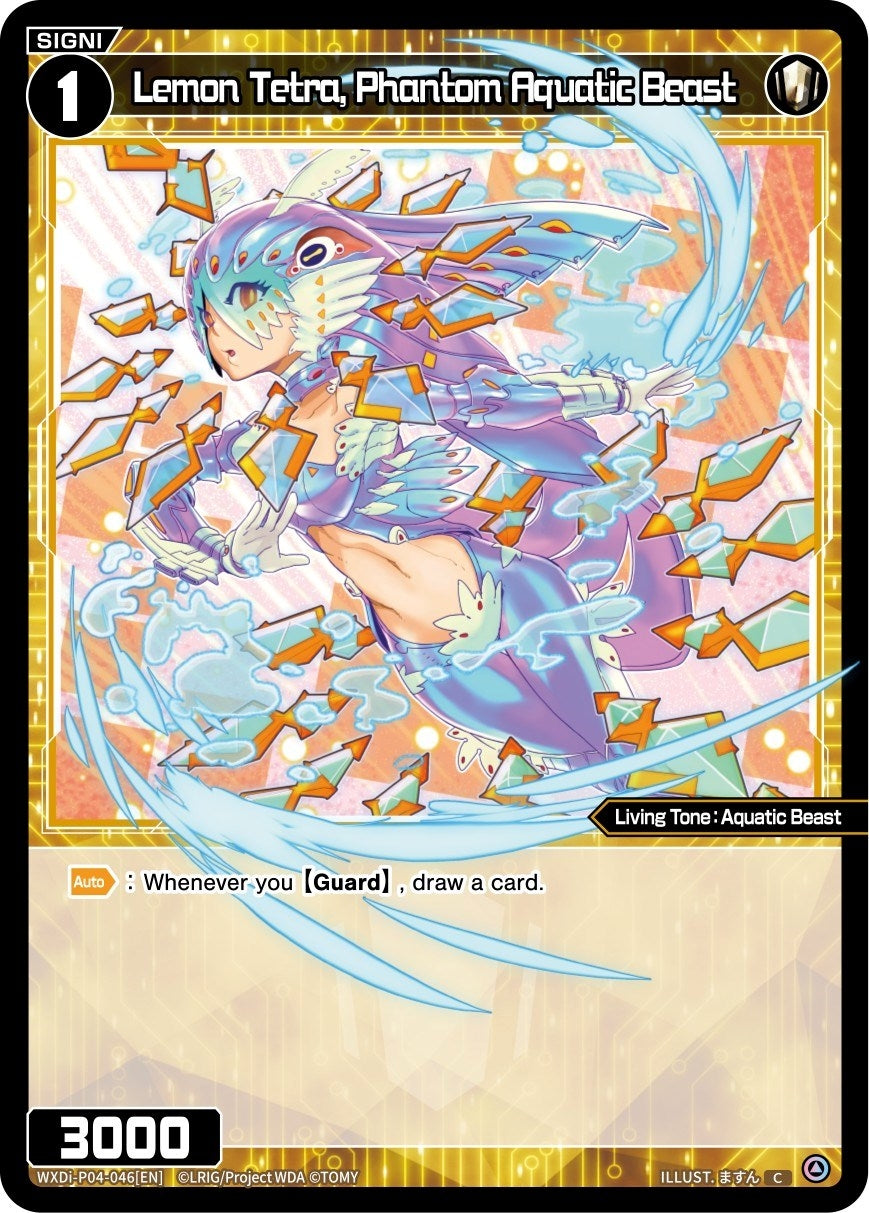 Lemon Tetra Phantom Aquatic Beast (4046) [WXDi-P04] - WIXOSS Single