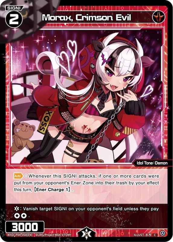Morax Crimson Evil (4058) [WXDi-P04] - WIXOSS Single