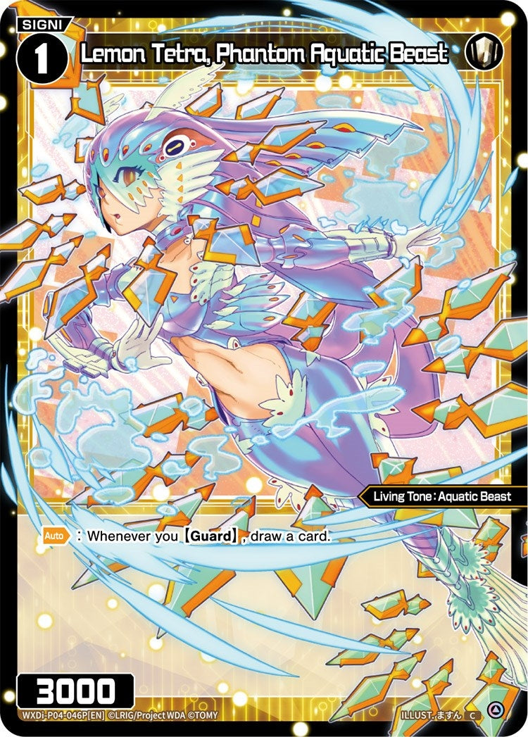 Lemon Tetra Phantom Aquatic Beast (Parallel Foil) (4046) [WXDi-P04] - WIXOSS Single