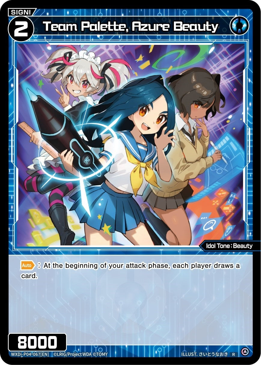 Team Palette Azure Beauty (4067) [WXDi-P04] - WIXOSS Single