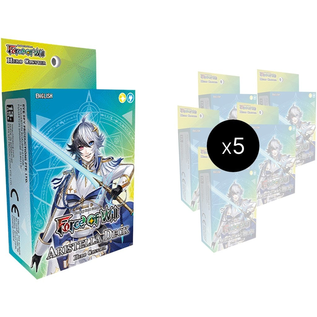 Starter Deck: Aristella Deck Display [HSD] - Force of Will Sealed
