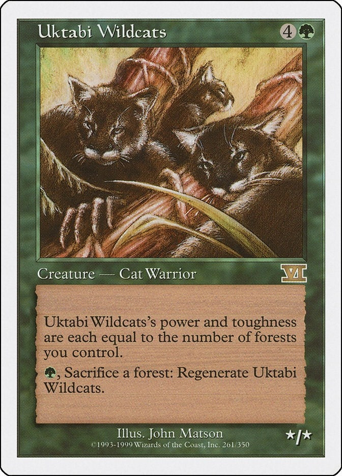 Uktabi Wildcats (261) [6ED] - MTG Single