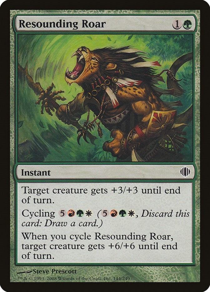 Resounding Roar (144) [ALA] - MTG Single