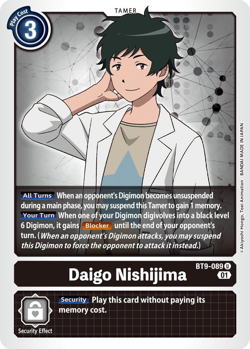 Daigo Nishijima (9089) [BT09] - Digimon Card Game Single
