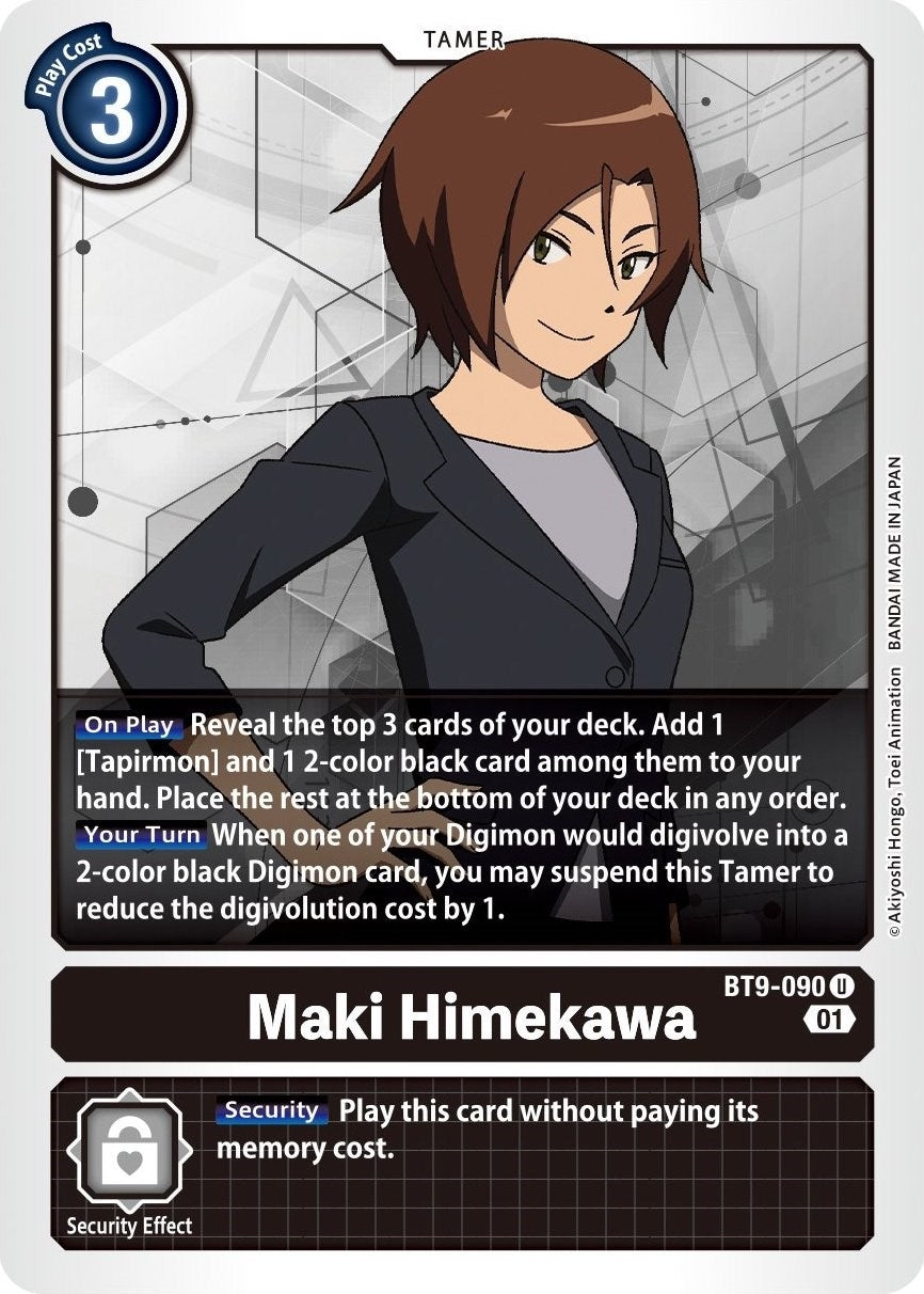 Maki Himekawa (9090) [BT09] - Digimon Card Game Single