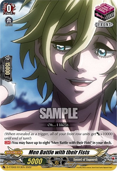 Men Battle with their Fists (2013) [D-TTD02] - Cardfight Vanguard Single