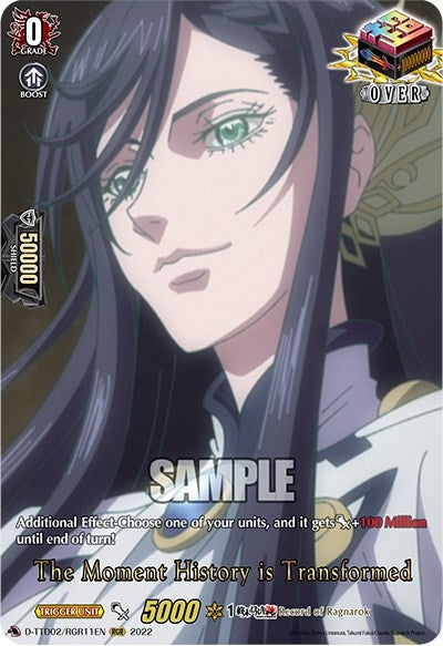 The Moment History is Transformed (RGR) (211) [D-TTD02] - Cardfight Vanguard Single