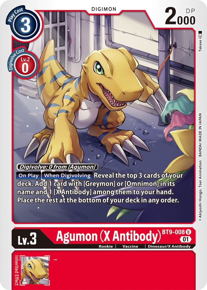 Agumon (X Antibody) (9008) [BT09] - Digimon Card Game Single