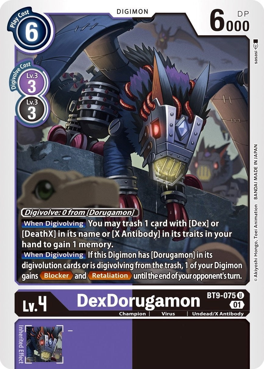DexDorugamon (9075) [BT09] - Digimon Card Game Single