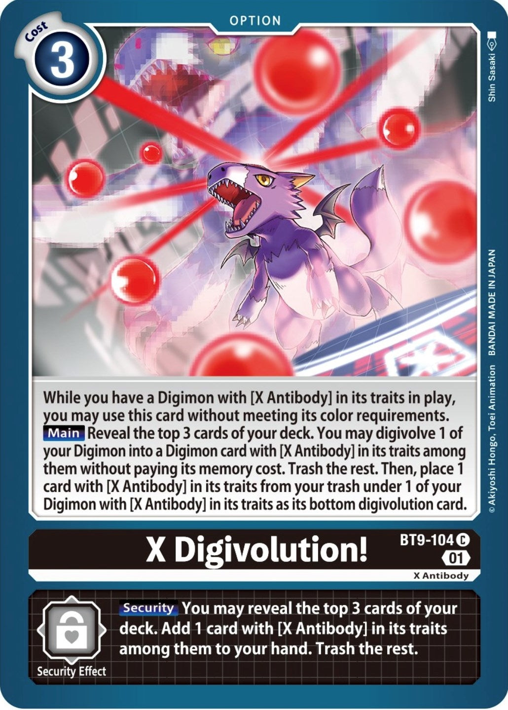 X Digivolution! (9104) [BT09] - Digimon Card Game Single
