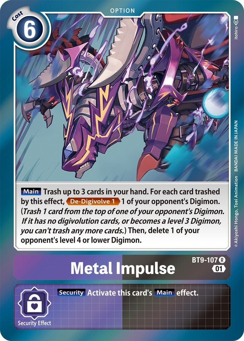 Metal Impulse (9107) [BT09] - Digimon Card Game Single