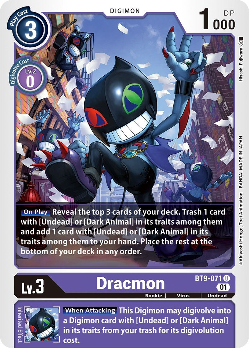 Dracmon (9071) [BT09] - Digimon Card Game Single