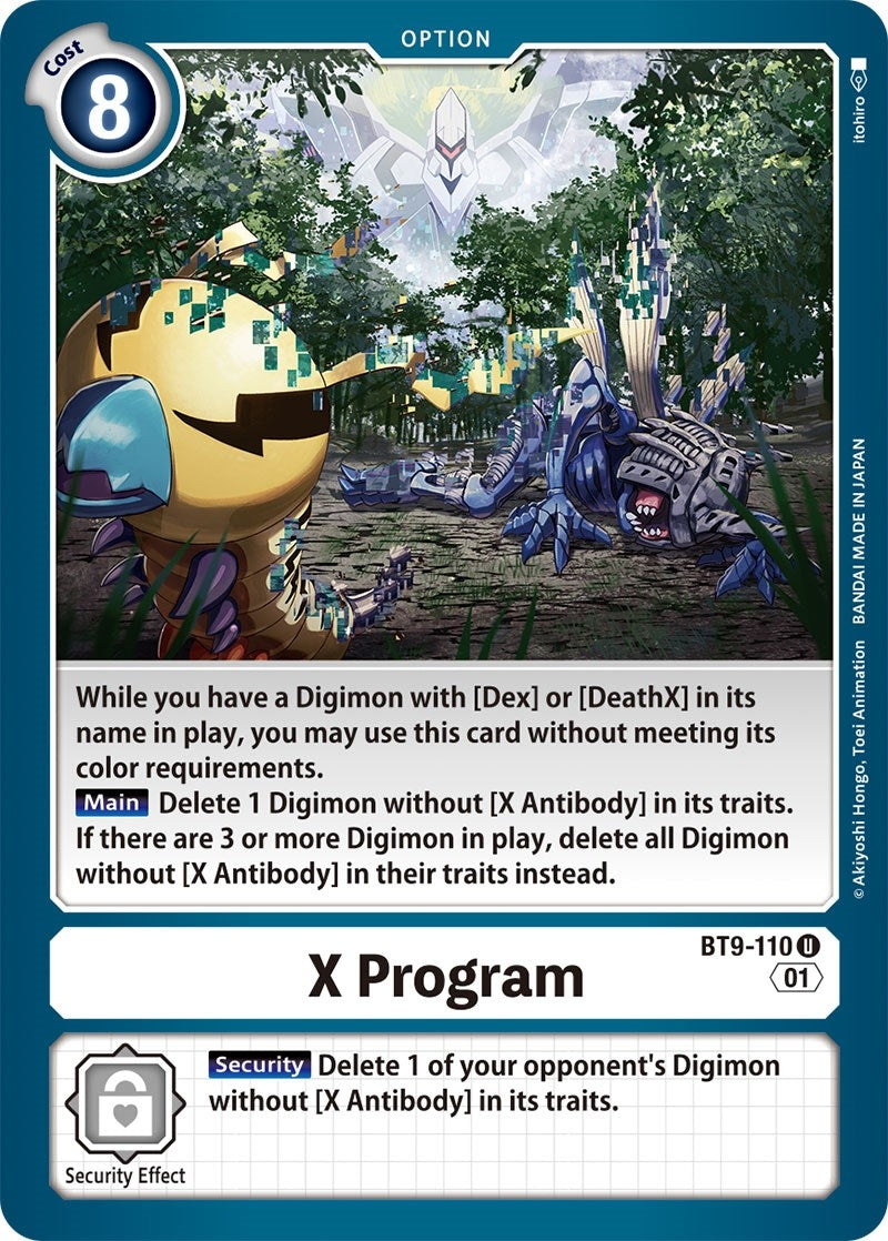 X Program (9110) [BT09] - Digimon Card Game Single