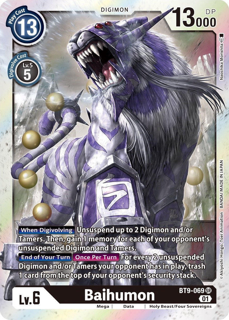 Baihumon (9069) [BT09] - Digimon Card Game Single