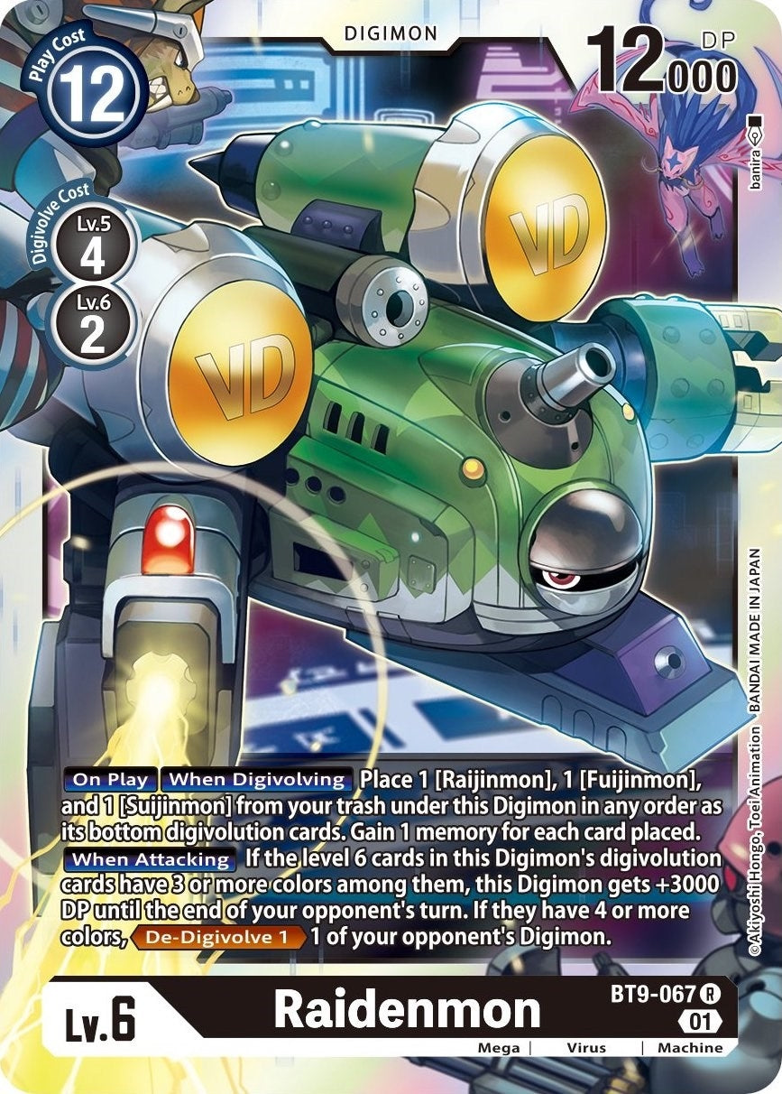 Raidenmon (9067) [BT09] - Digimon Card Game Single