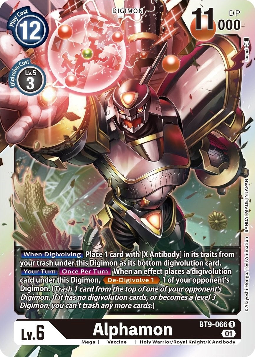 Alphamon (9066) [BT09] - Digimon Card Game Single