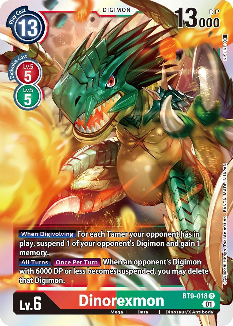 Dinorexmon (9018) [BT09] - Digimon Card Game Single