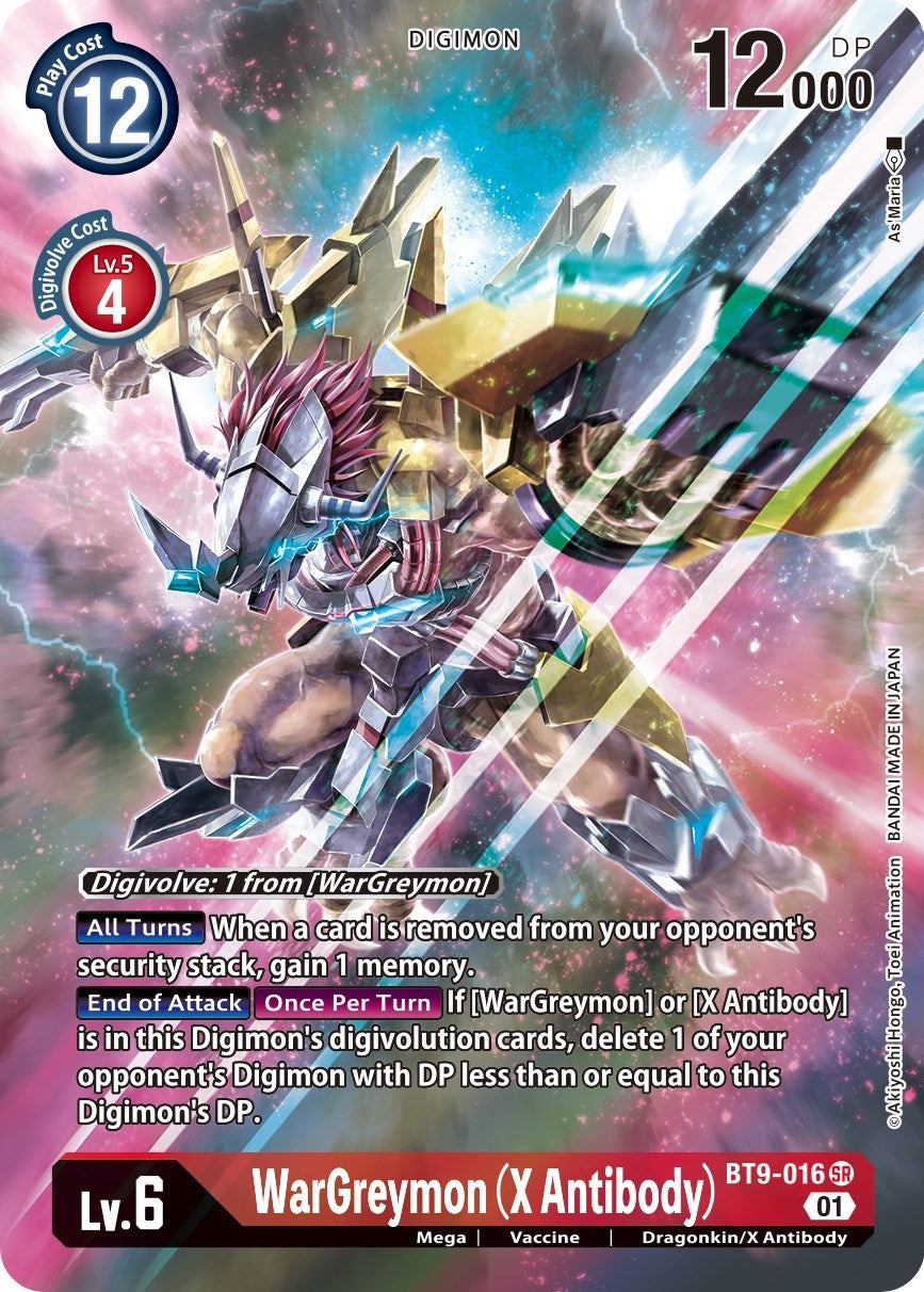 WarGreymon (X Antibody) (Alternate Art) (9016) [BT09] - Digimon Card Game Single