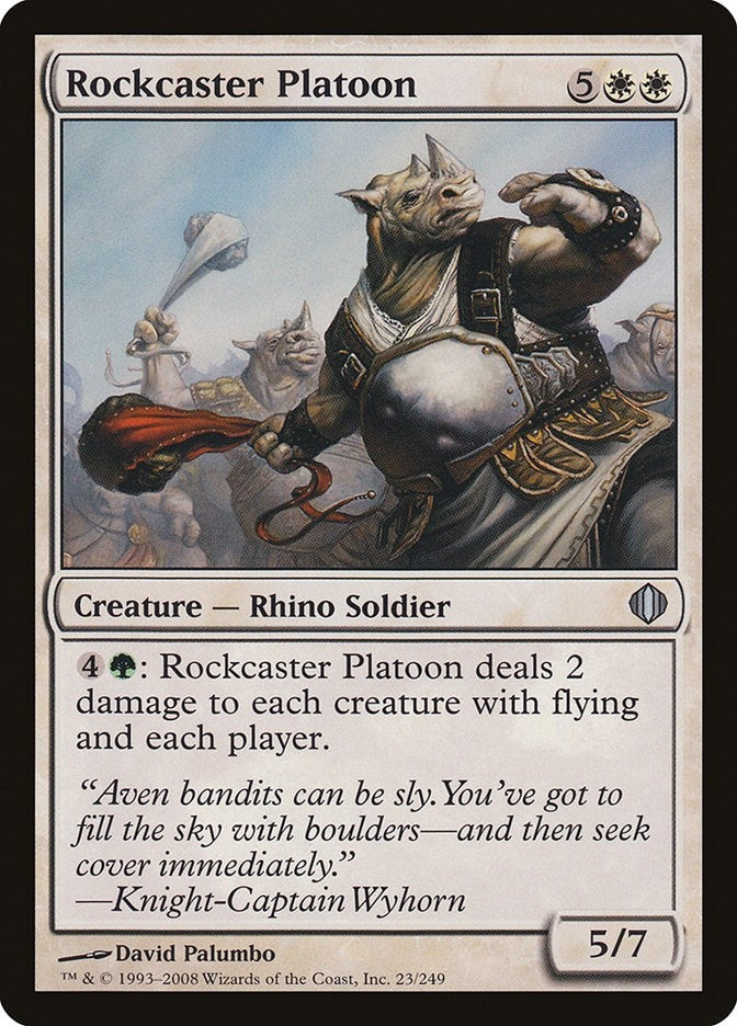 Rockcaster Platoon (23) [ALA] - MTG Single