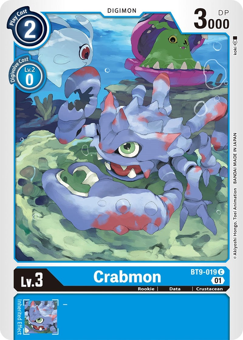 Crabmon (9019) [BT09] - Digimon Card Game Single