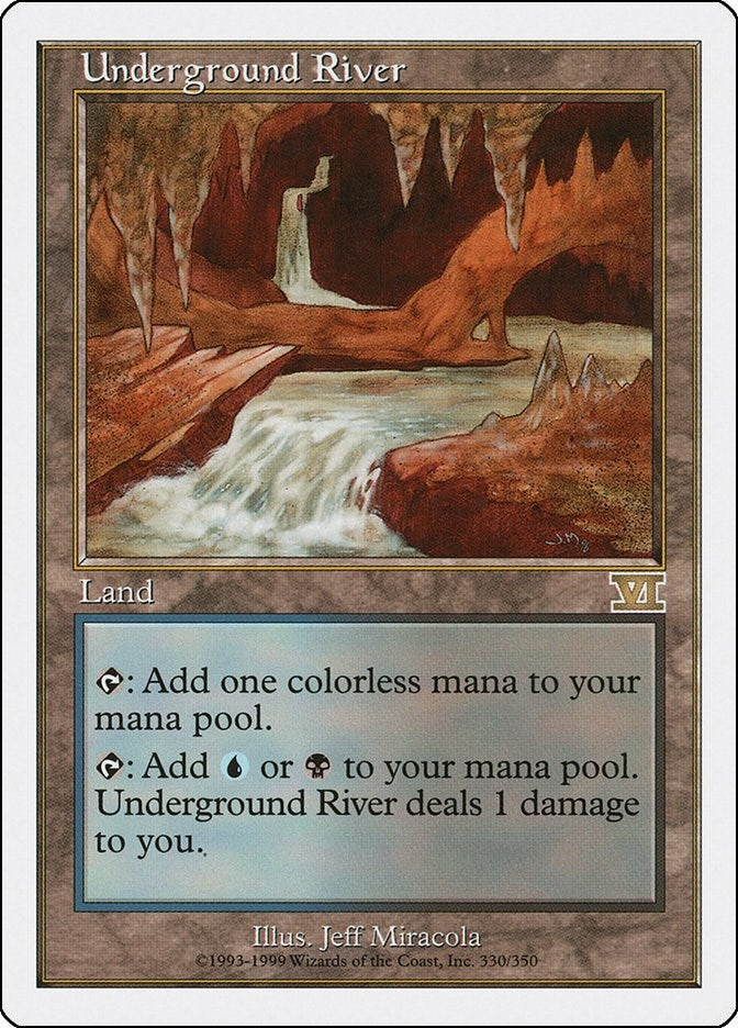 Underground River (330) [6ED] - MTG Single
