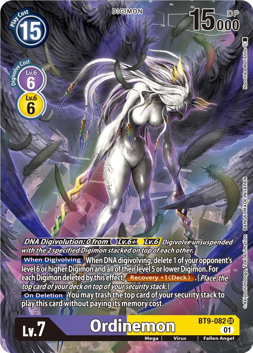 Ordinemon (Alternate Art) (9082) [BT09] - Digimon Card Game Single