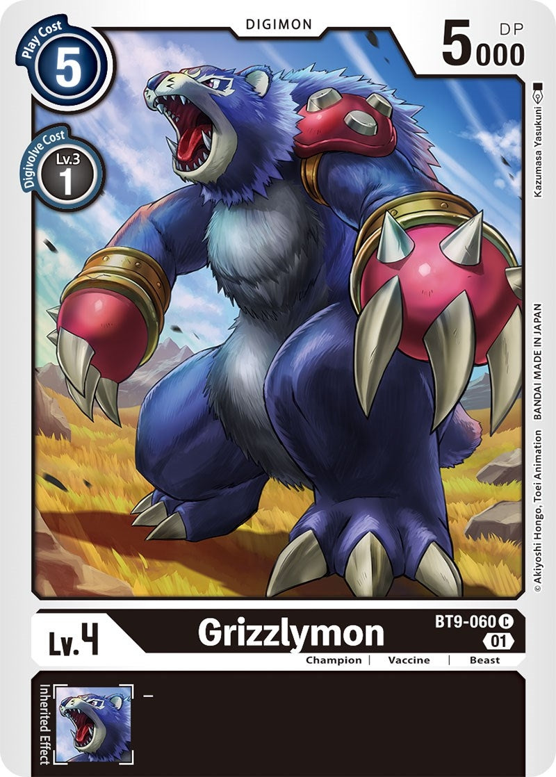 Grizzlymon (9060) [BT09] - Digimon Card Game Single