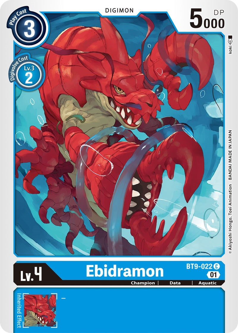 Ebidramon (9022) [BT09] - Digimon Card Game Single