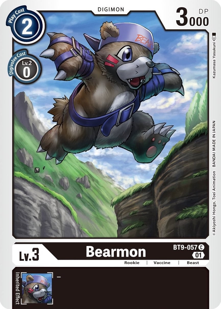 Bearmon (9057) [BT09] - Digimon Card Game Single