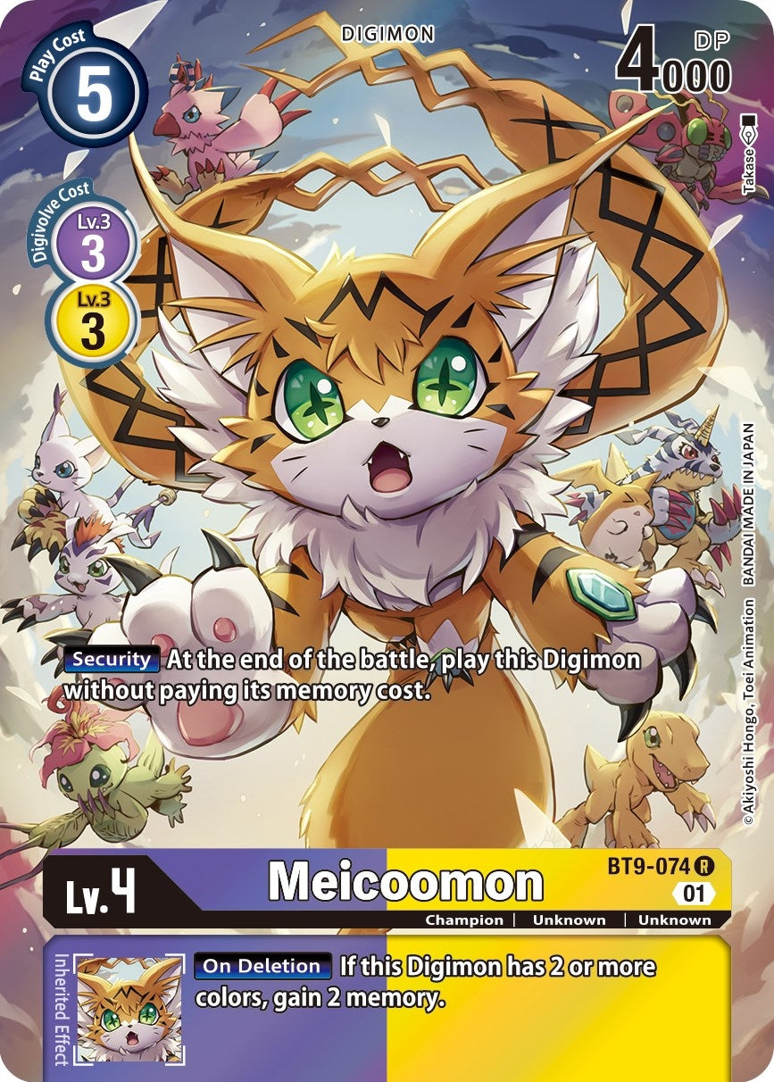Meicoomon (Alternate Art) (9074) [BT09] - Digimon Card Game Single