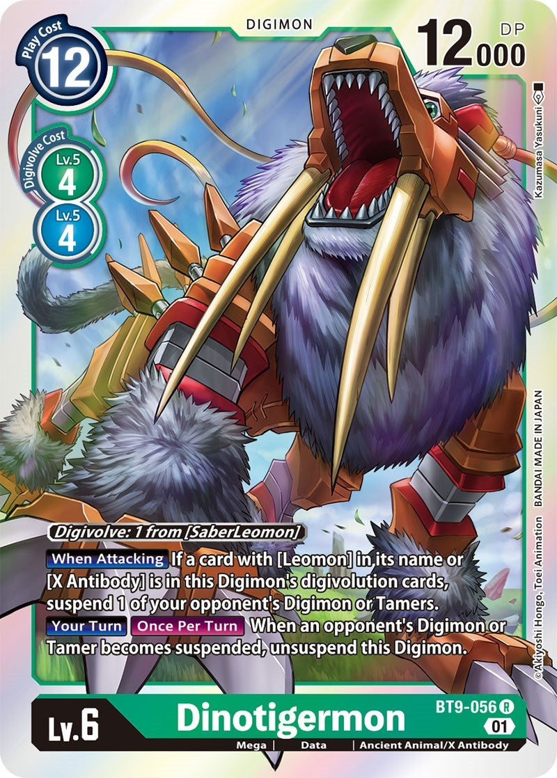 Dinotigermon (9056) [BT09] - Digimon Card Game Single