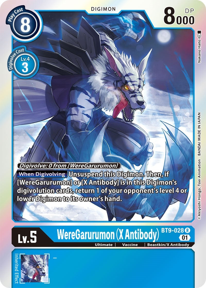 WereGarurumon (X Antibody) (9028) [BT09] - Digimon Card Game Single