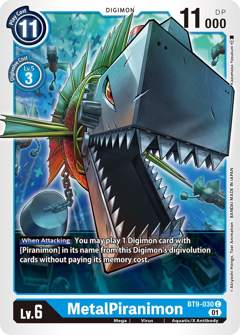 MetalPiranimon (9030) [BT09] - Digimon Card Game Single