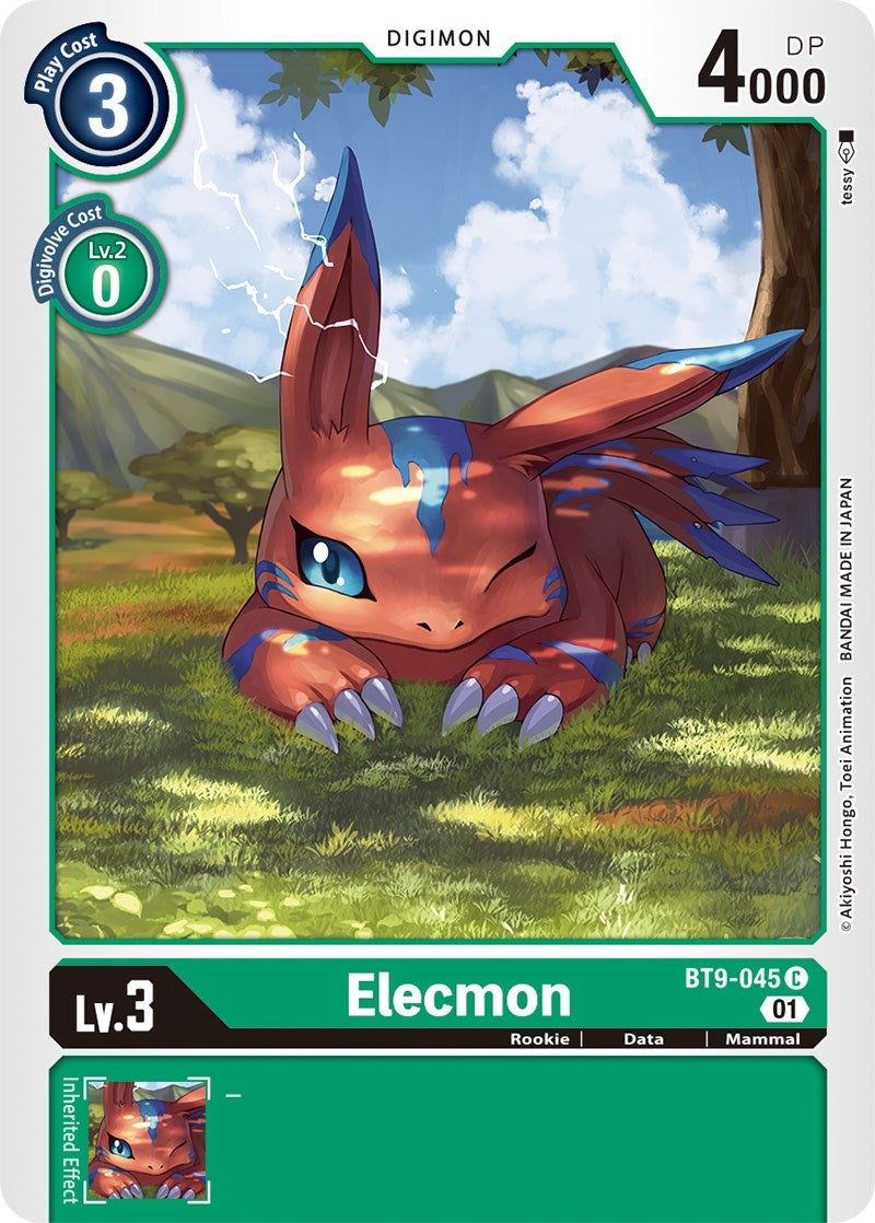 Elecmon (9045) [BT09] - Digimon Card Game Single