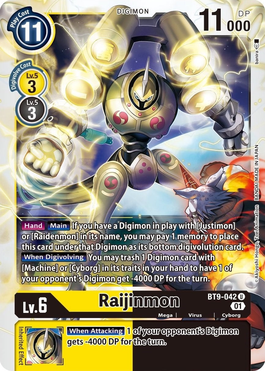 Raijinmon (9042) [BT09] - Digimon Card Game Single