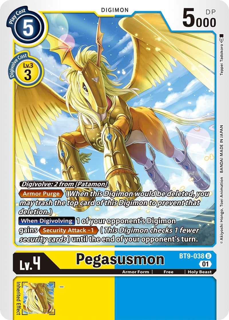 Pegasusmon (9038) [BT09] - Digimon Card Game Single