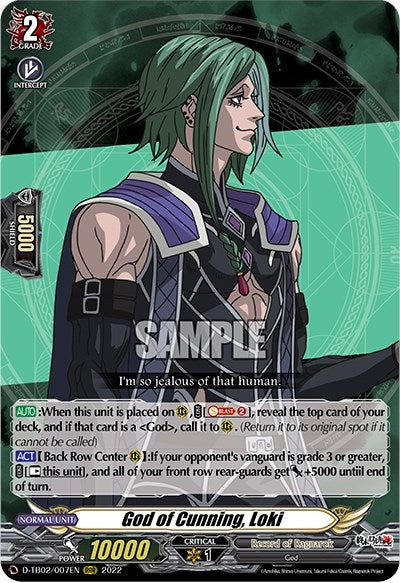 God of Cunning Loki (2007) [D-TB02] - Cardfight Vanguard Single